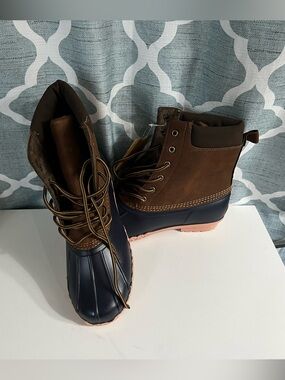 Weatherproof Tan and Navy Adam II Boot